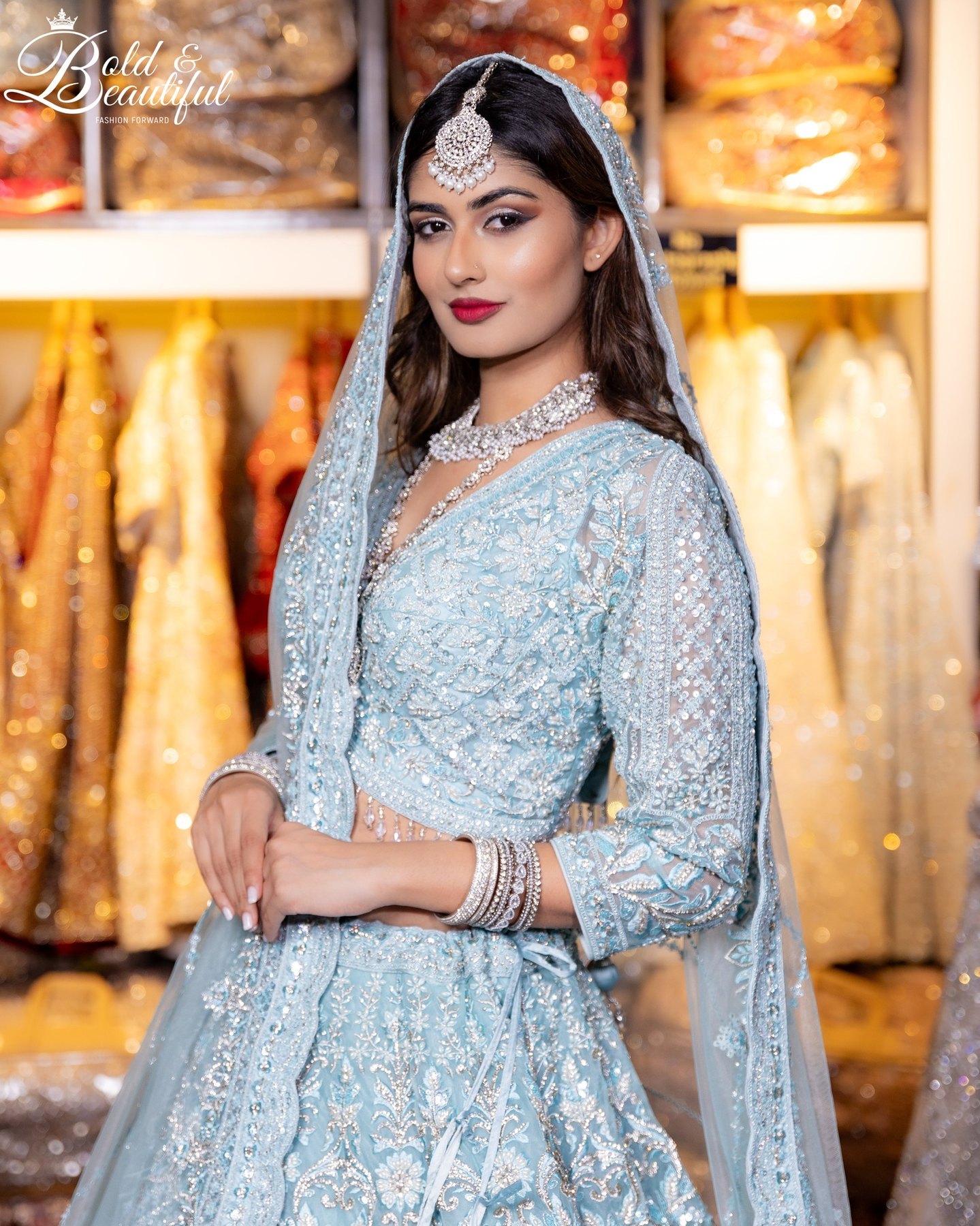 Bold and Beautiful store bridal display